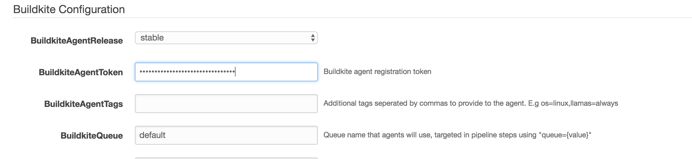 AWS Parameters